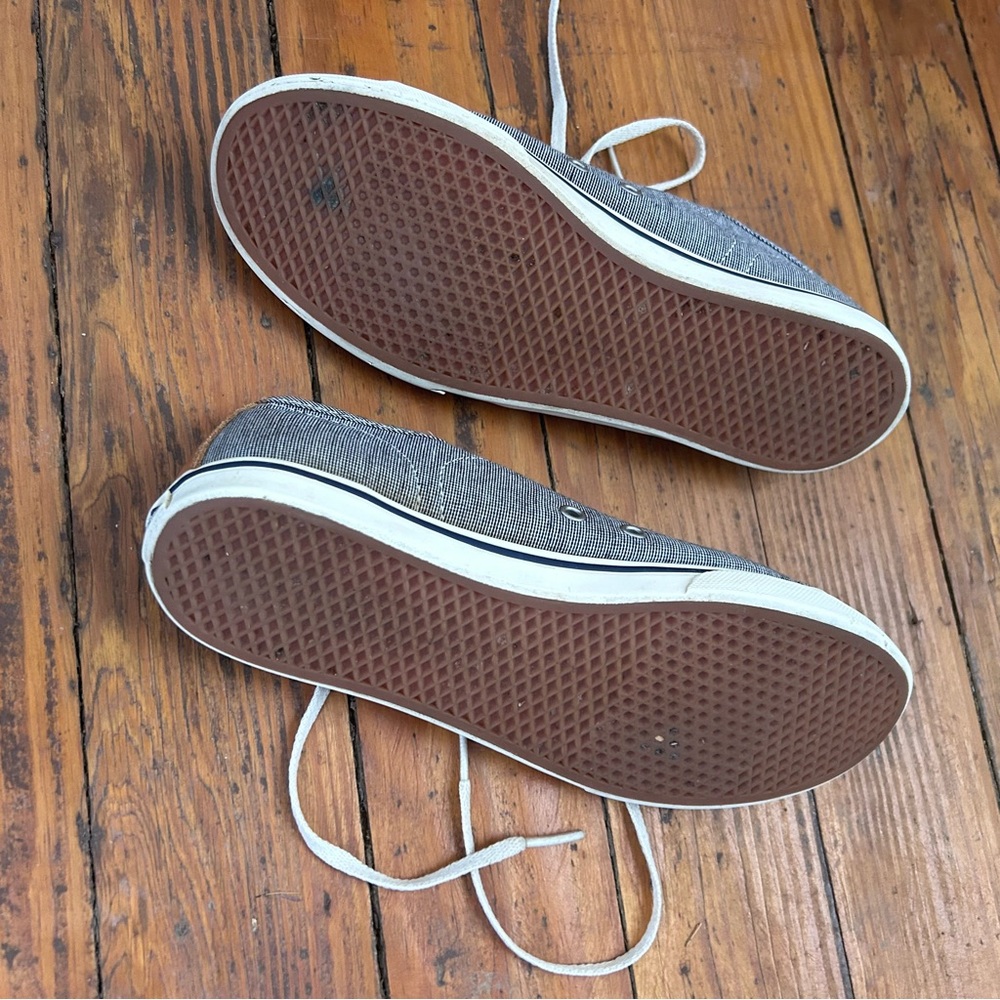Vintage Vans Navy & White Pinstripe Women’s Size 7.5 - Picture 5 of 8